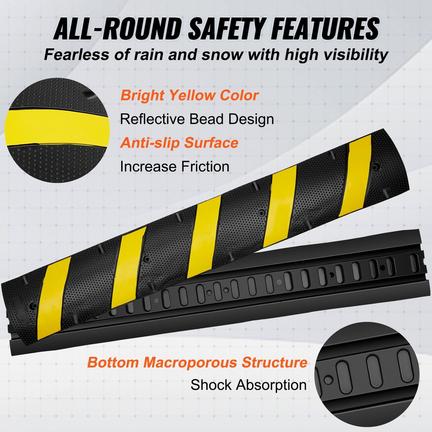 6 ft Rubber Speed Hump — view 6