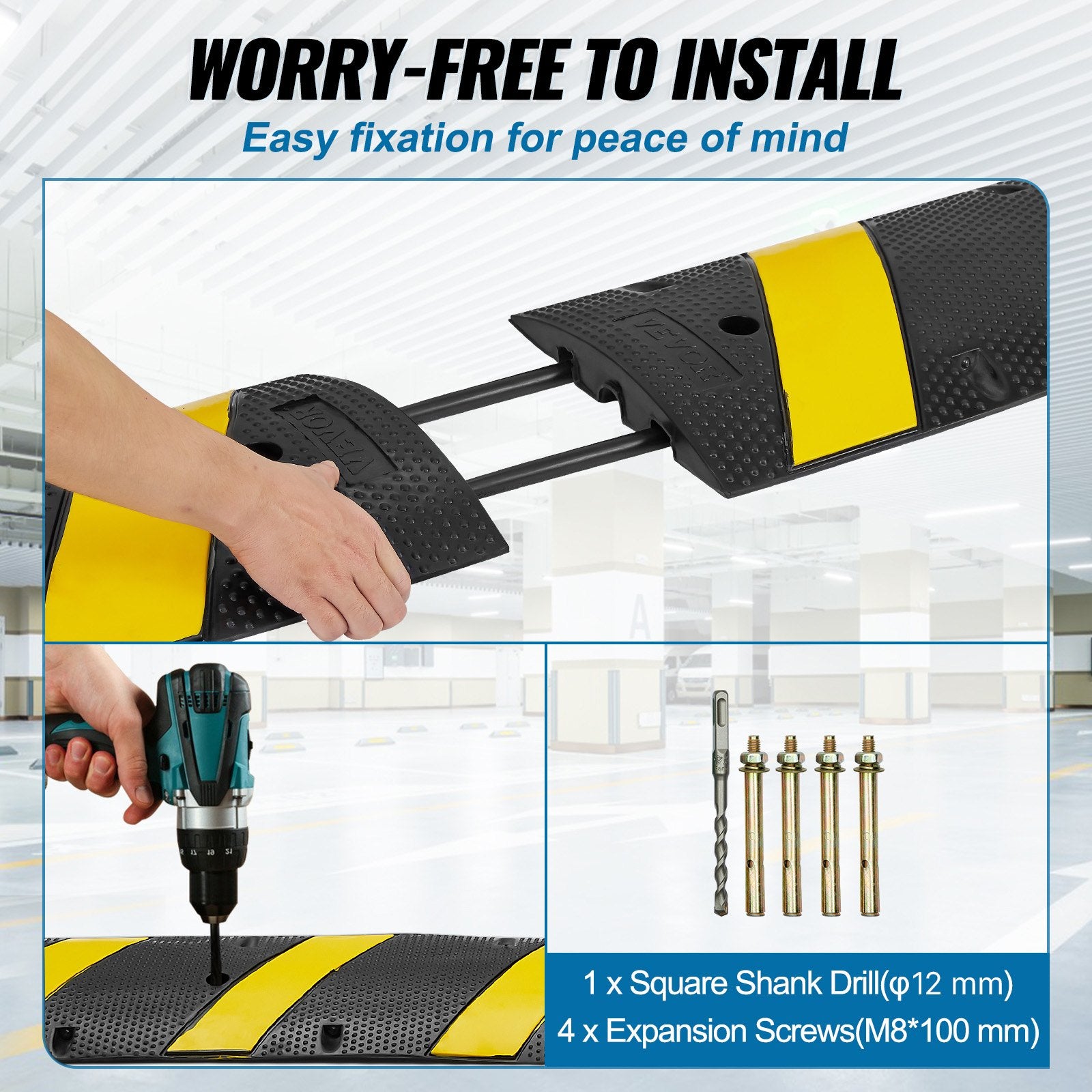 6 ft Rubber Speed Hump — view 7