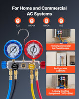 AC manifold gauge set for R22 R404A R410A — view 4
