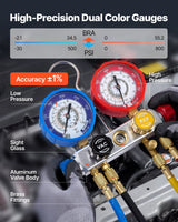 AC manifold gauge set for R22 R404A R410A — view 5