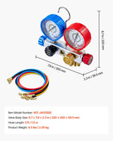 AC manifold gauge set for R22 R404A R410A — view 8