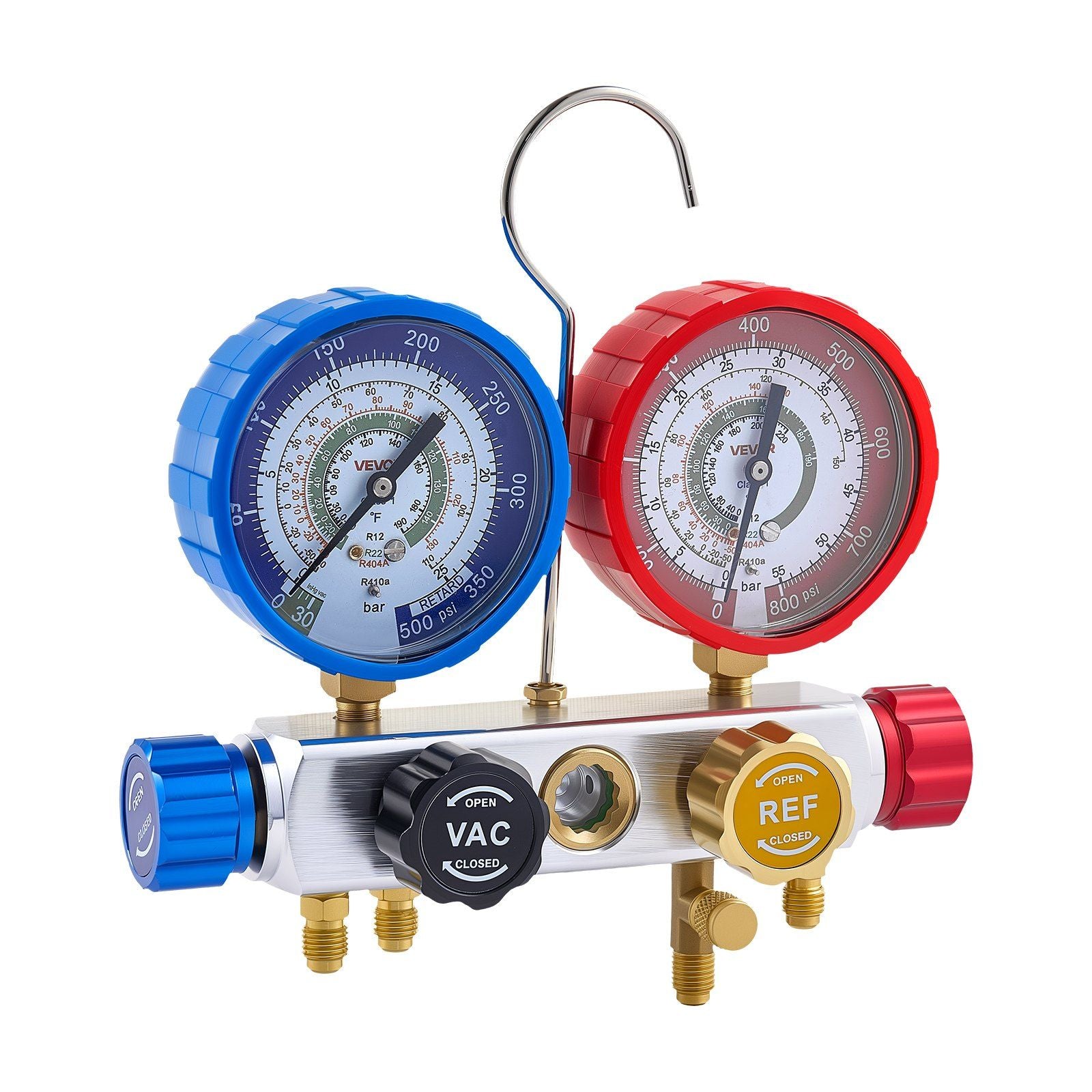 AC manifold gauge set for R22 R404A R410A — view 11