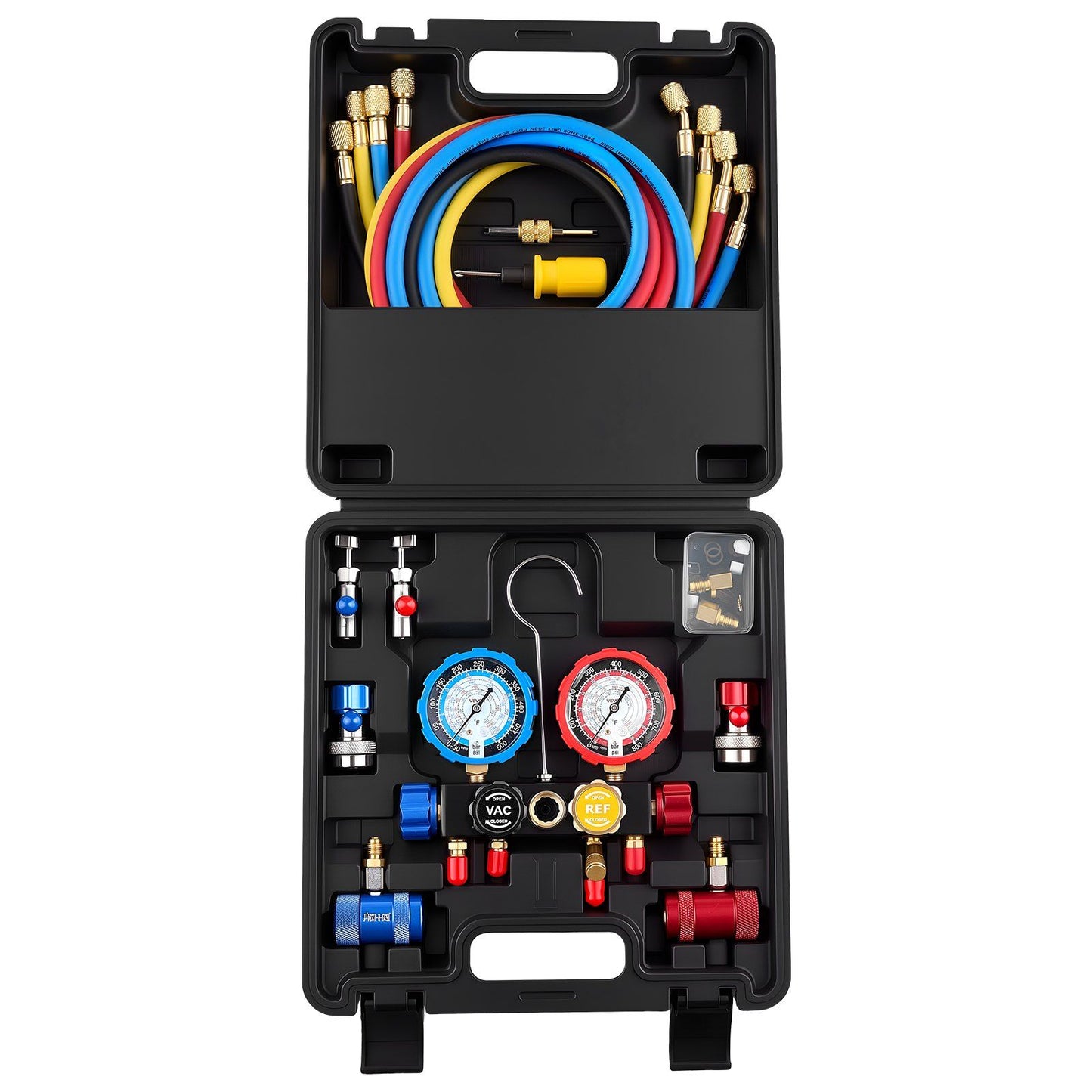 AC manifold gauge set, 4 way — view 2