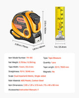 Tape Measure 7620mm Retractable Imperial — view 8