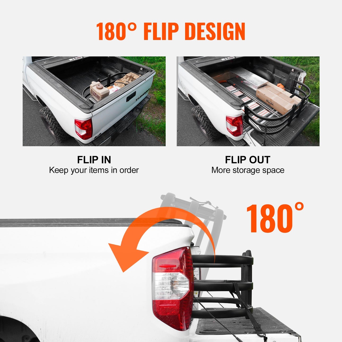 Truck Bed Extender, Aluminium Retractable — view 5
