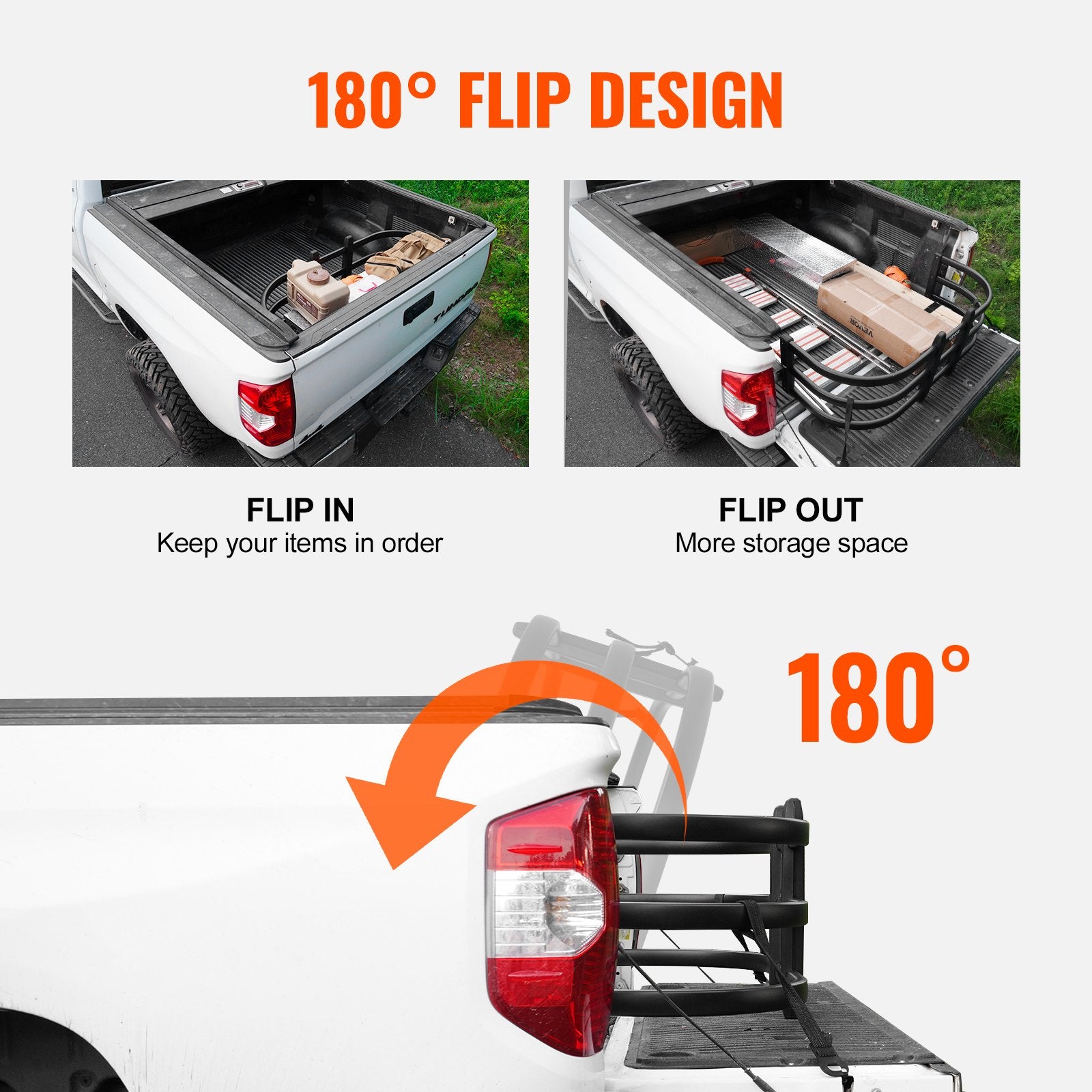 Truck Bed Extender, Aluminium Retractable — view 5