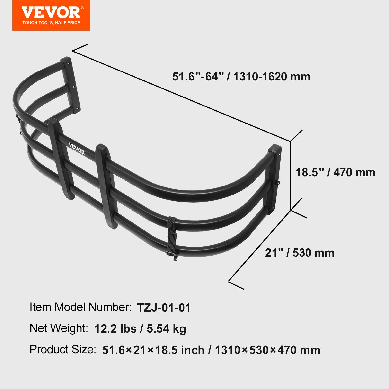 Truck Bed Extender, Aluminium Retractable — view 8