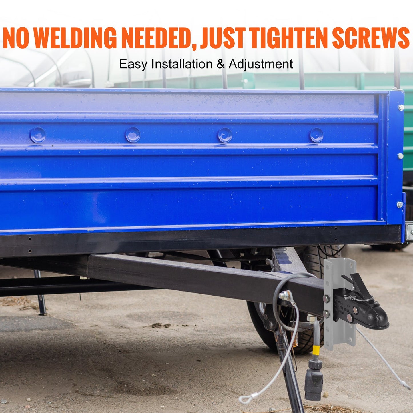 Adjustable Trailer Coupler, 2-5/16 Hitch — view 4