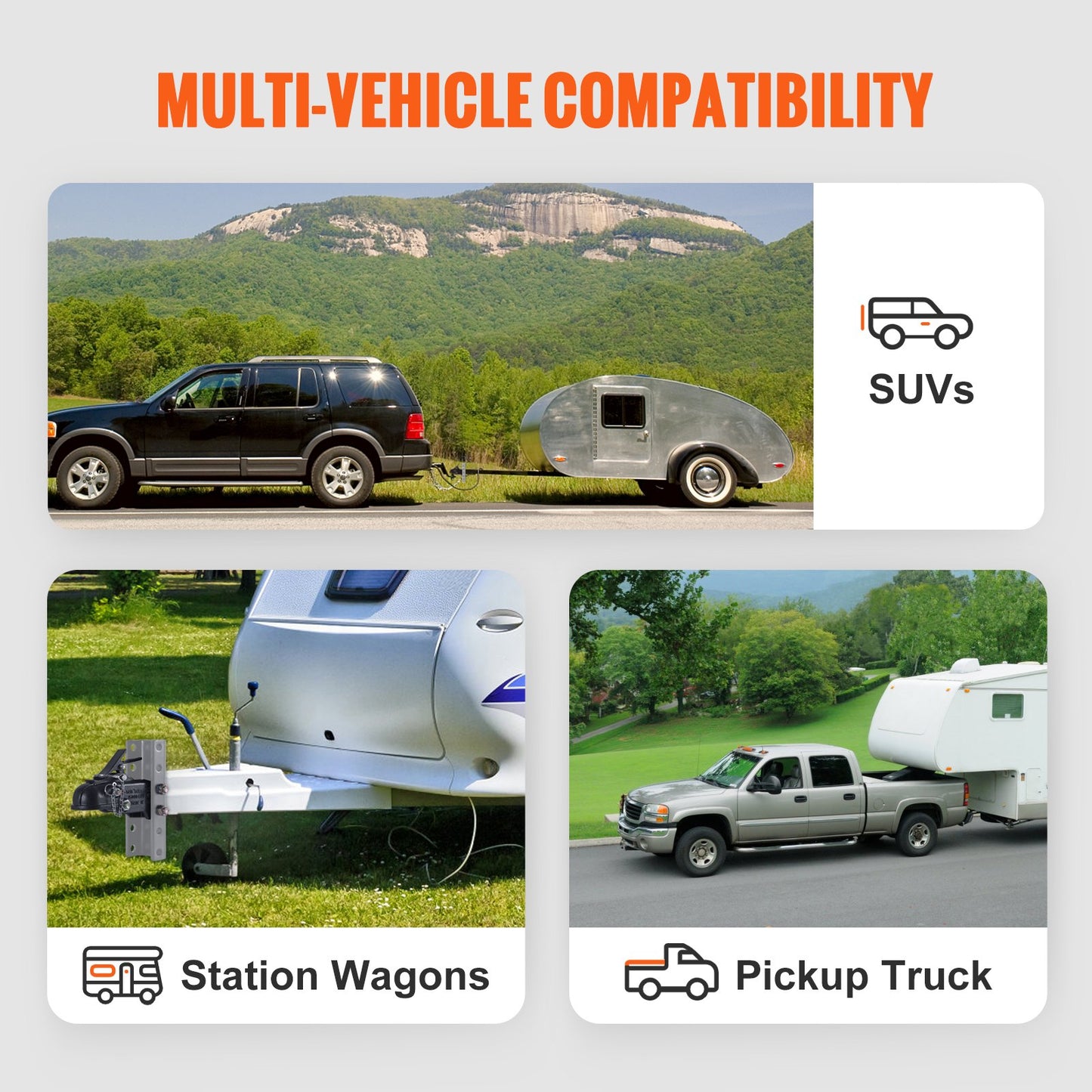 Adjustable Trailer Coupler, 2-5/16 Hitch — view 7