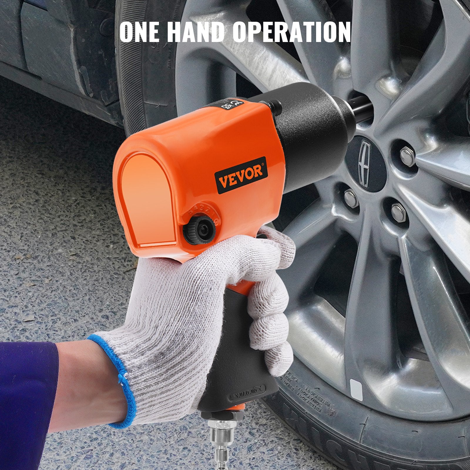 Air Impact Wrench, 1/2 Drive — view 9