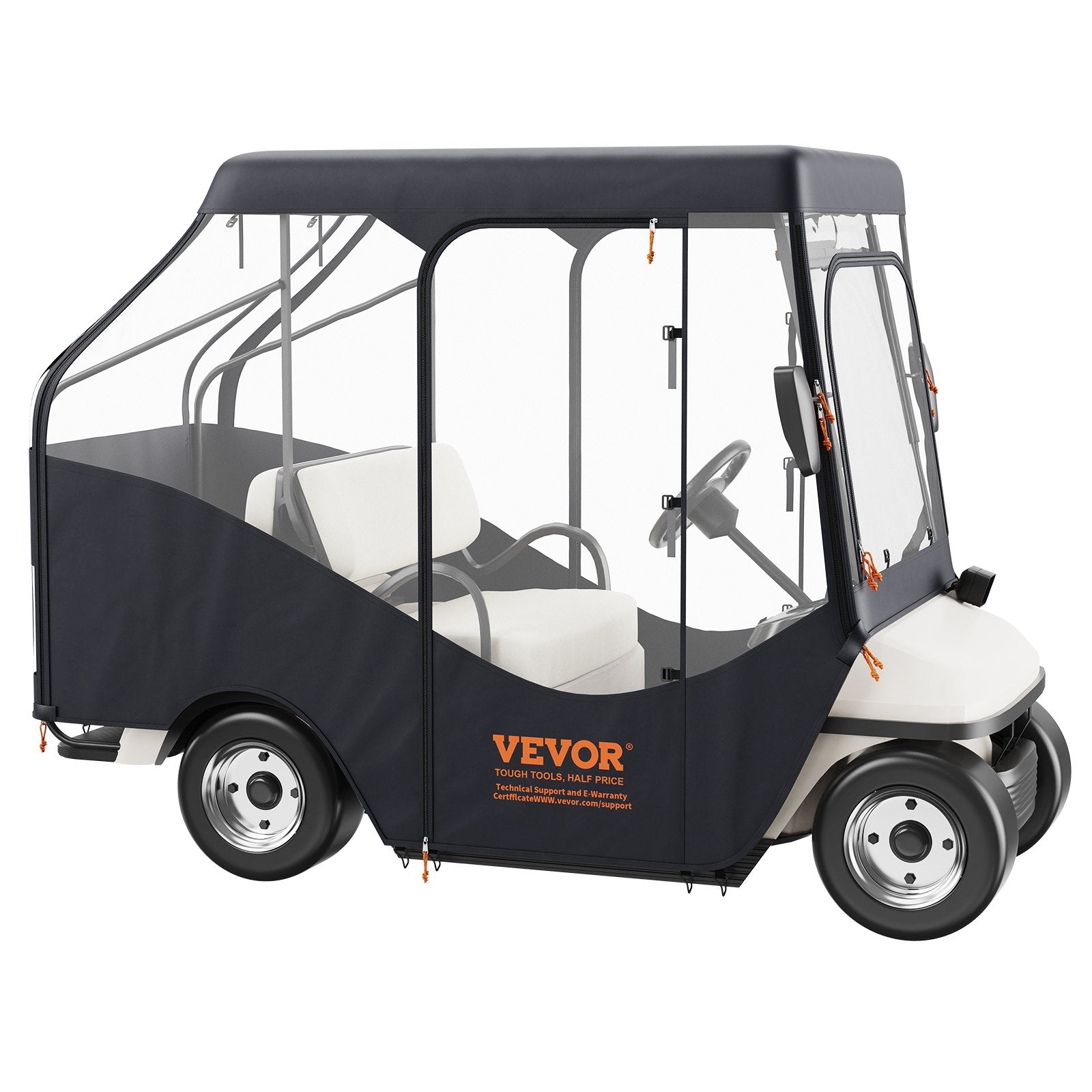 Golf Cart Enclosure, 420D Polyester — view 2