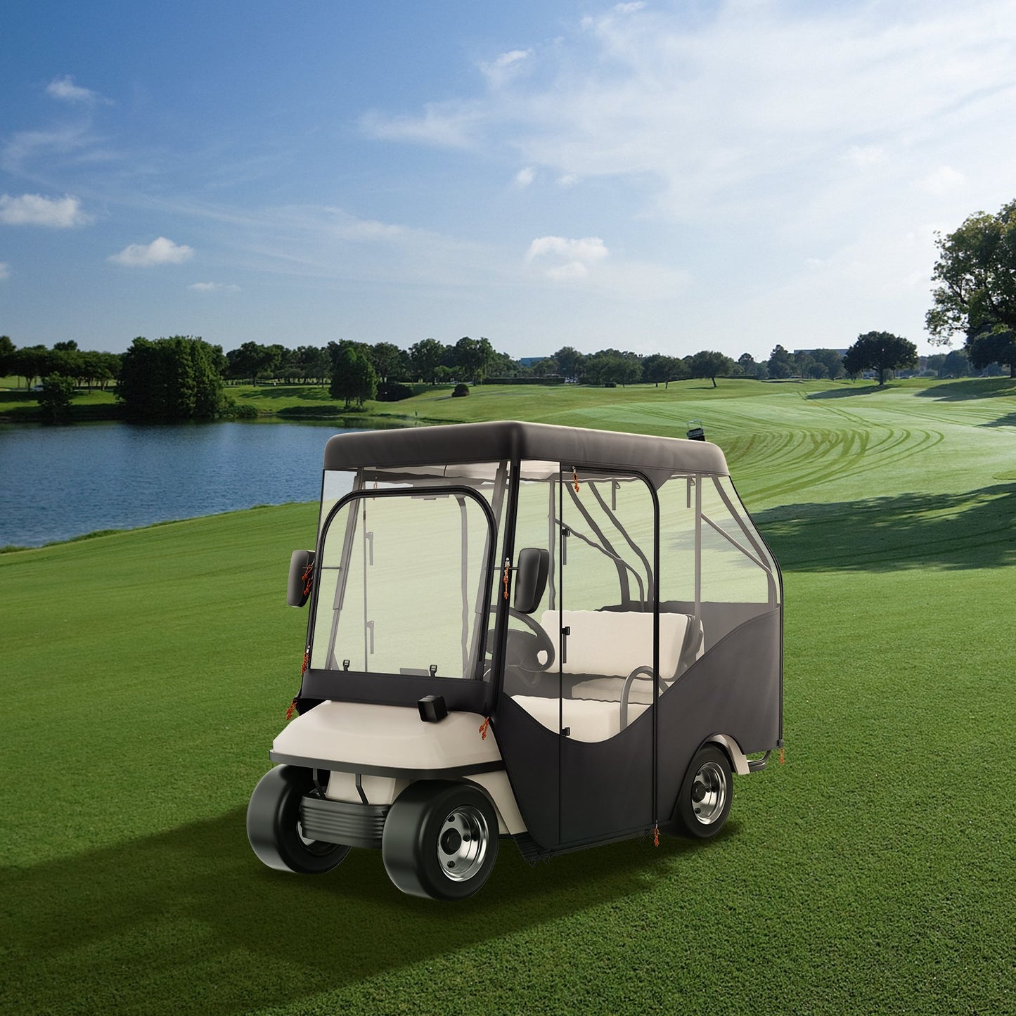 Golf Cart Enclosure, 420D Polyester — view 9