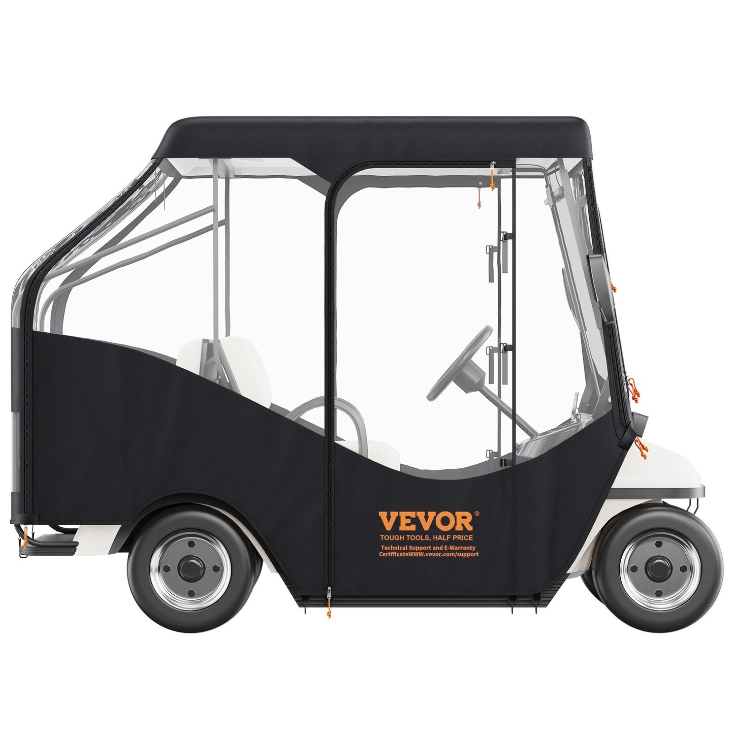Golf Cart Enclosure, 420D Polyester — view 12