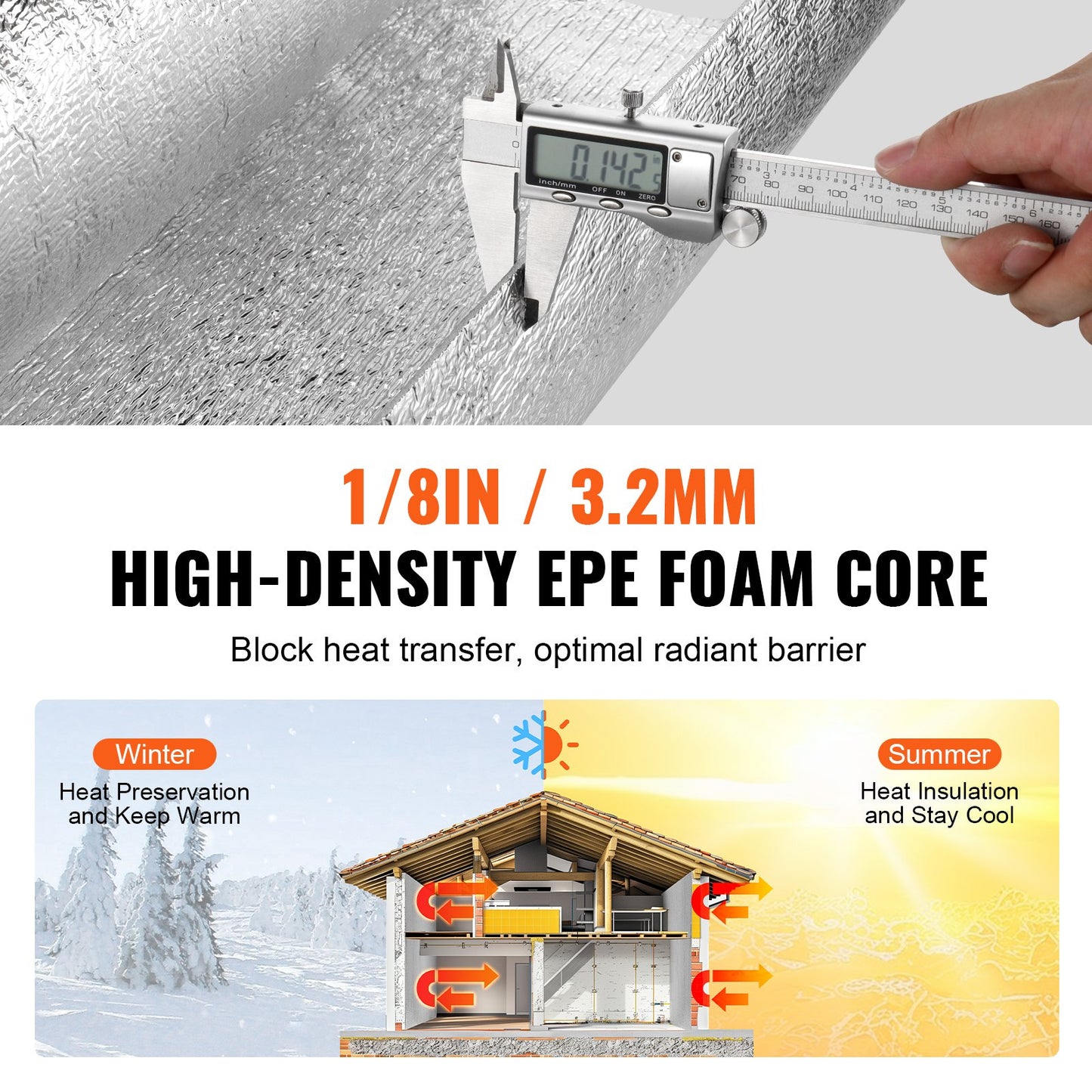 Double Reflective Insulation Roll Foam — view 5
