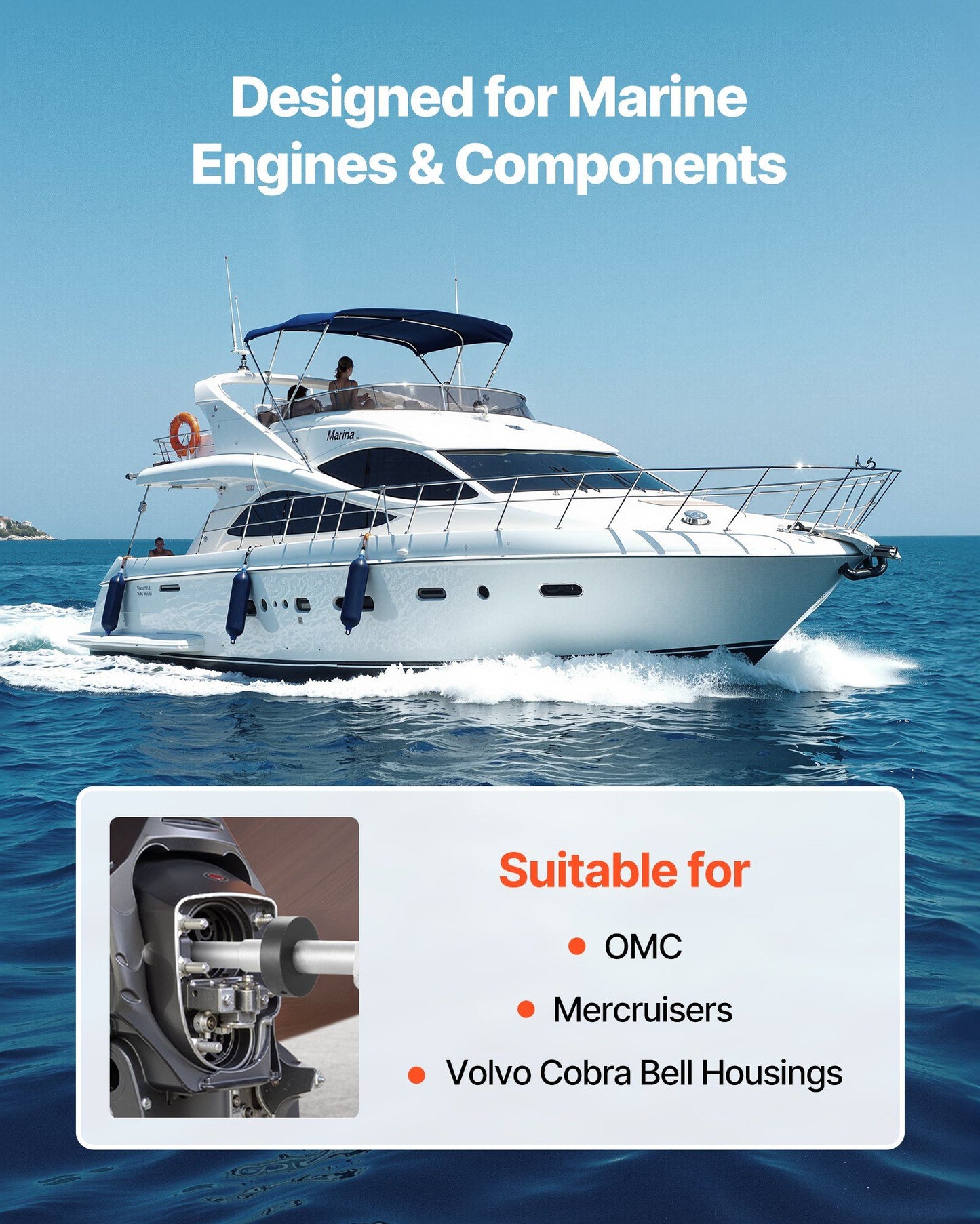 Mercruiser Alignment Tool & Gimbal Bearing Puller — view 3
