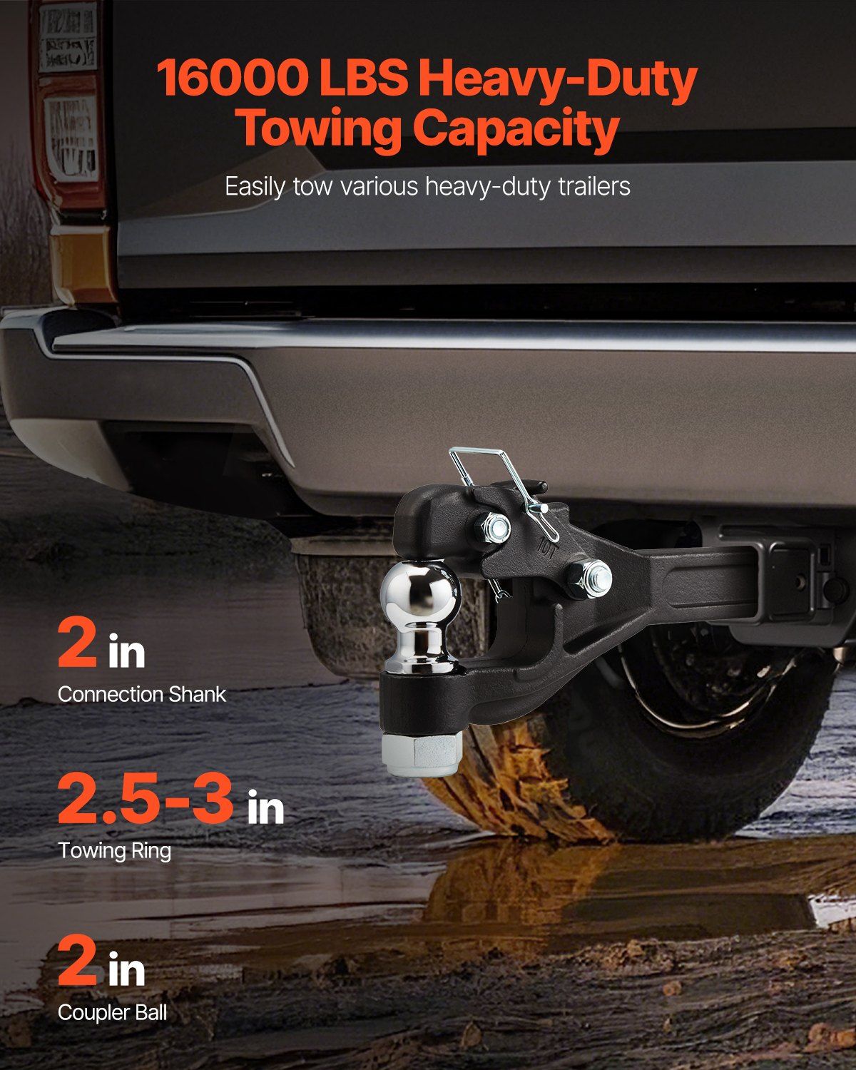 Pintle Hook 7256 kg Capacity — view 3