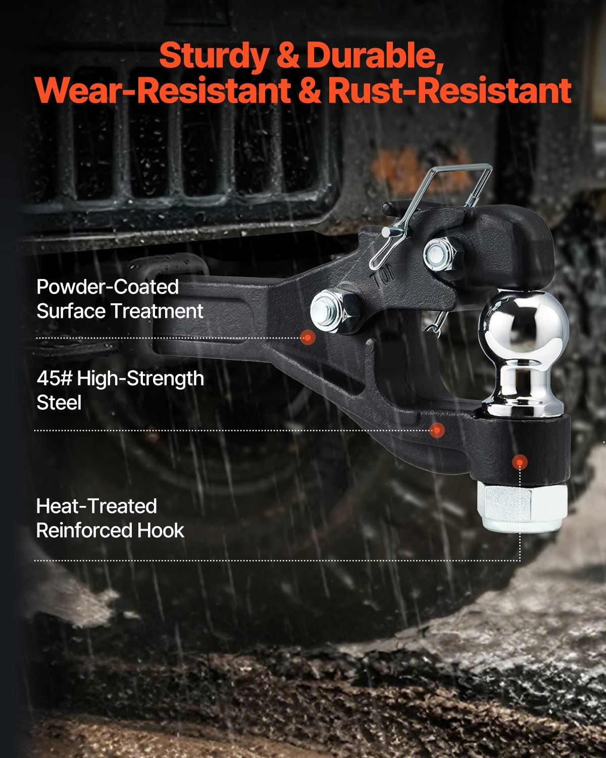 Pintle Hook 7256 kg Capacity — view 4