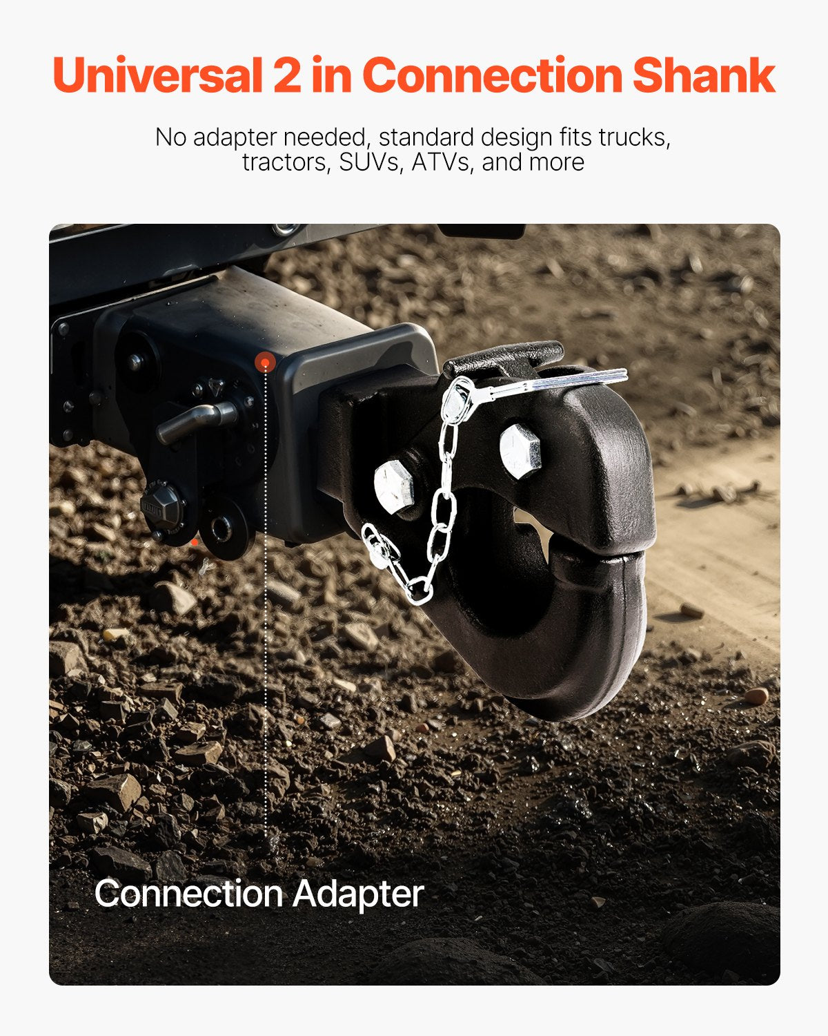 Pintle Hitch 50.4 mm Receiver — view 4