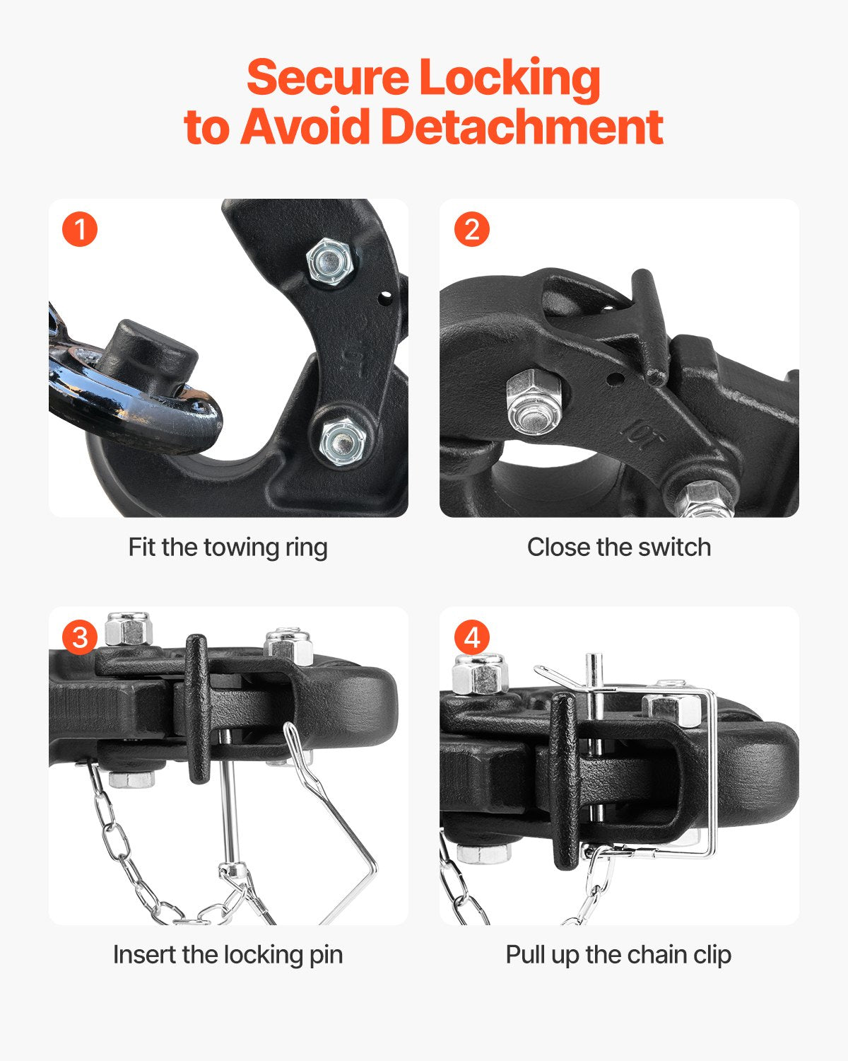 Pintle Hitch 50.4 mm Receiver — view 5