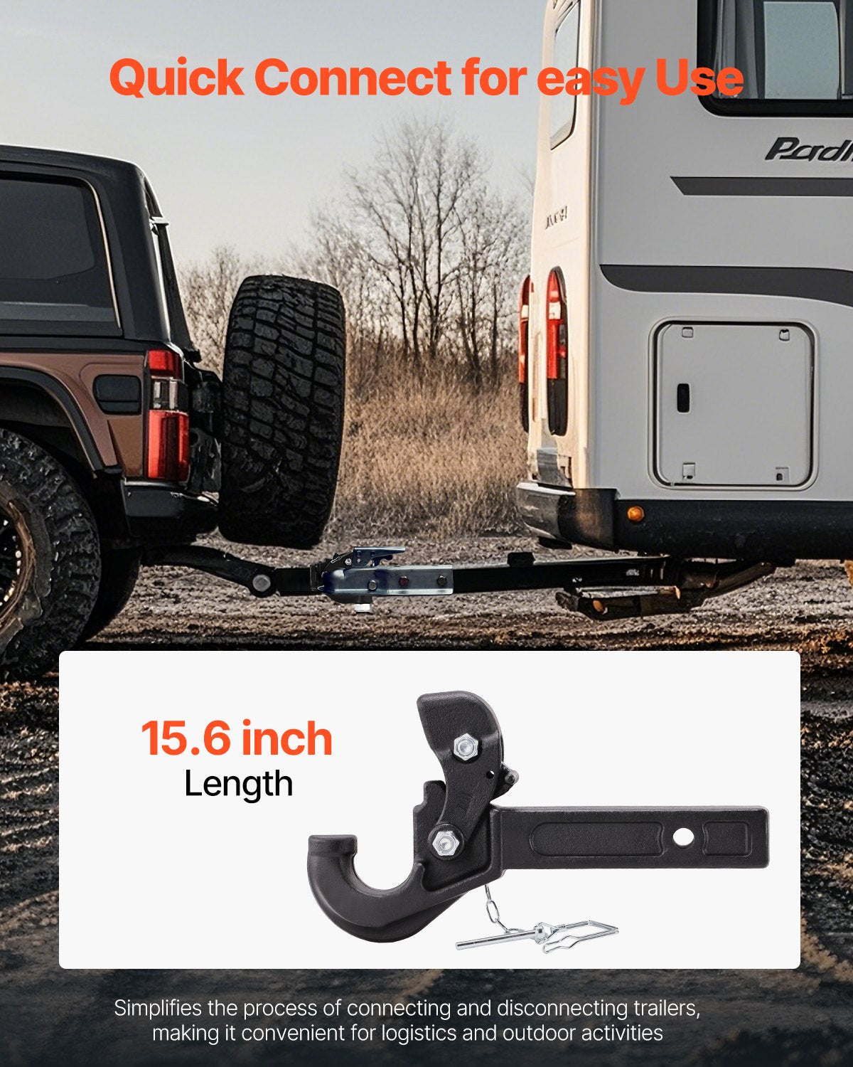 Pintle Hitch 50.4 mm Receiver — view 6