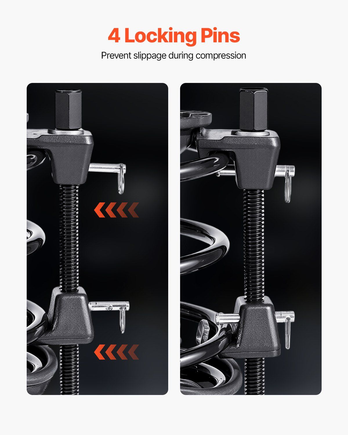 Heavy duty strut spring compressor 2 pack — view 5