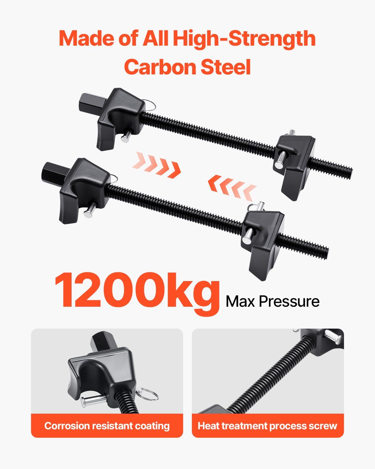 Heavy duty strut spring compressor 2 pack — view 6
