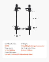 Heavy duty strut spring compressor 2 pack — view 8