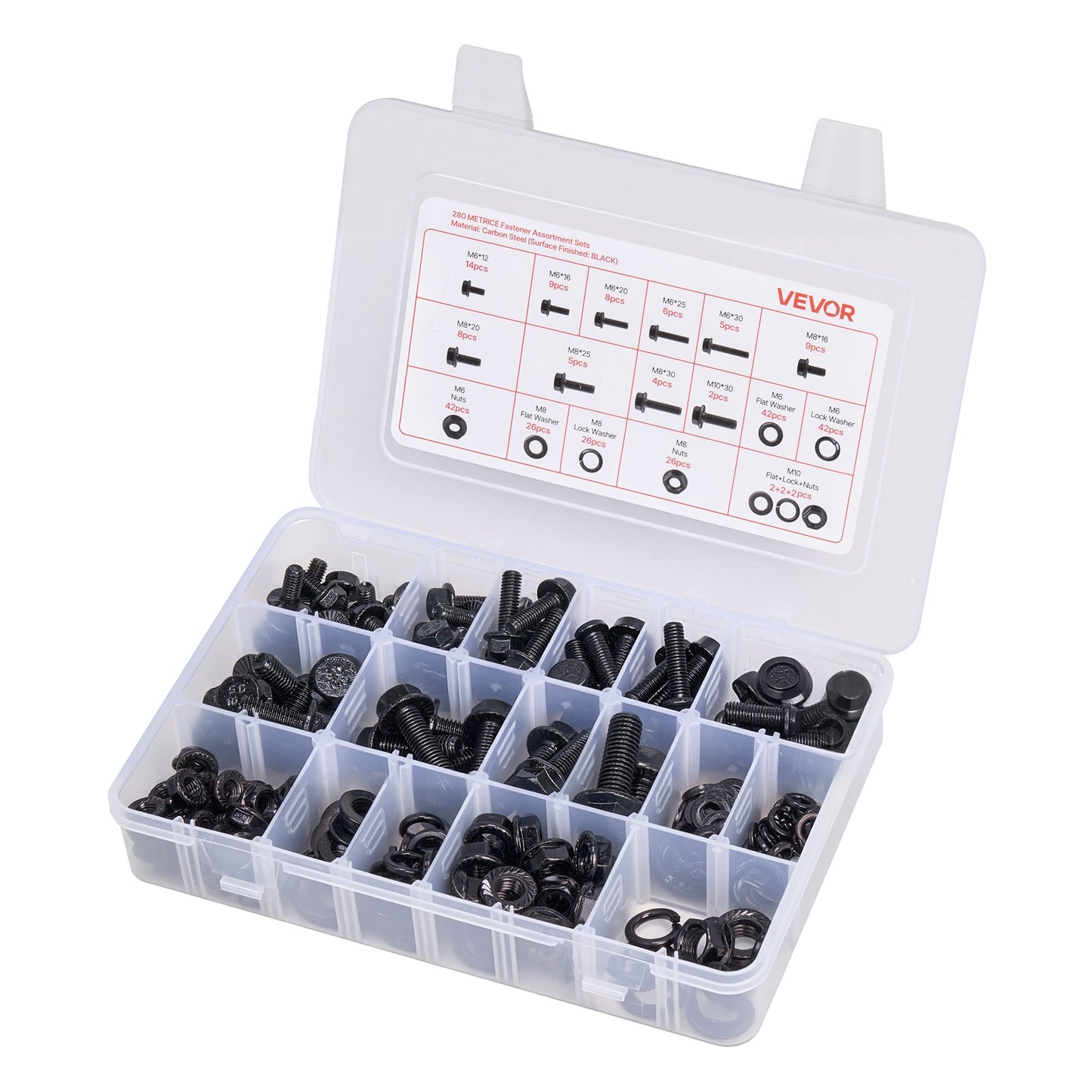 280 Pcs Bolts and Nuts — view 10