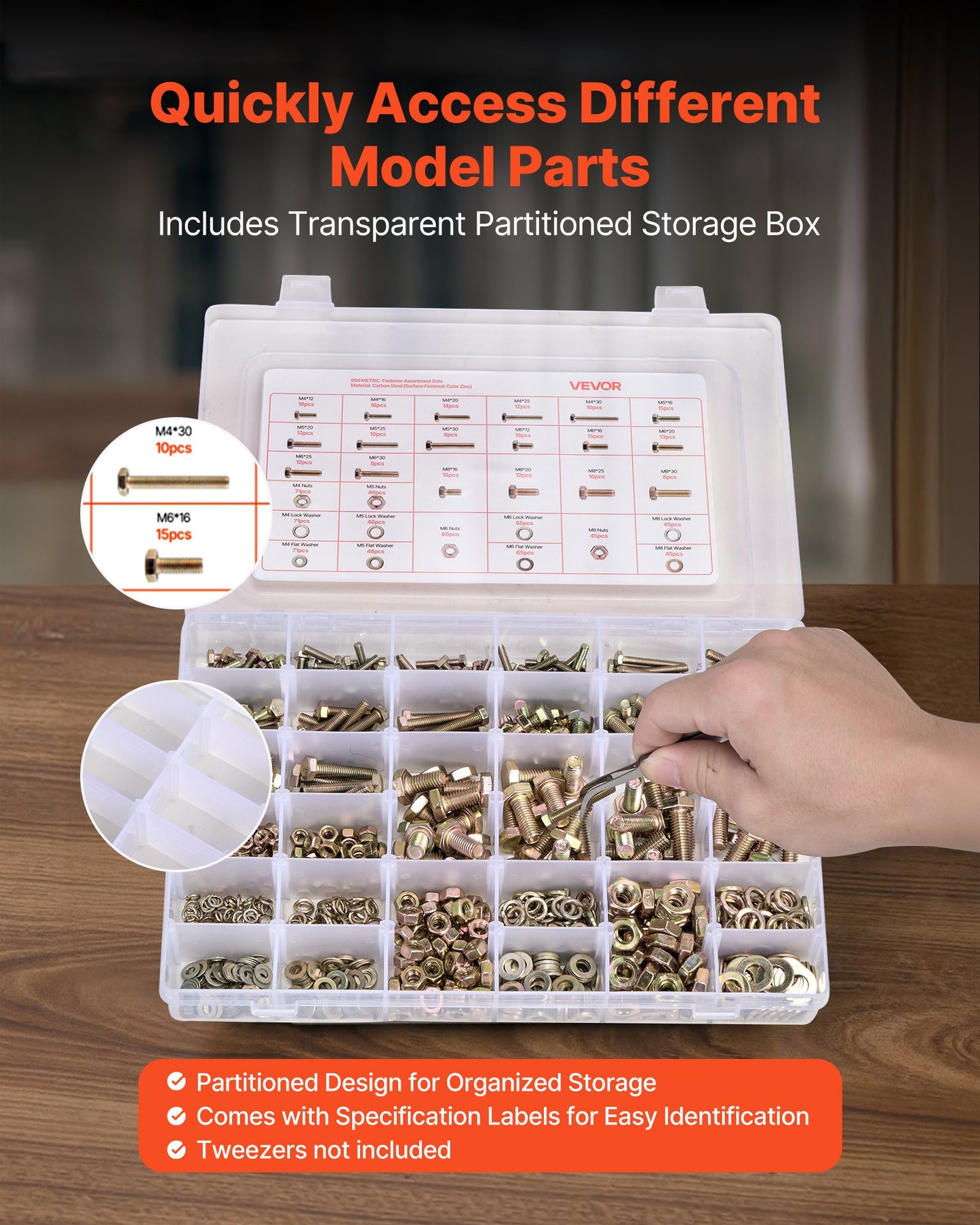 906 Pcs Bolts and Nuts — view 6