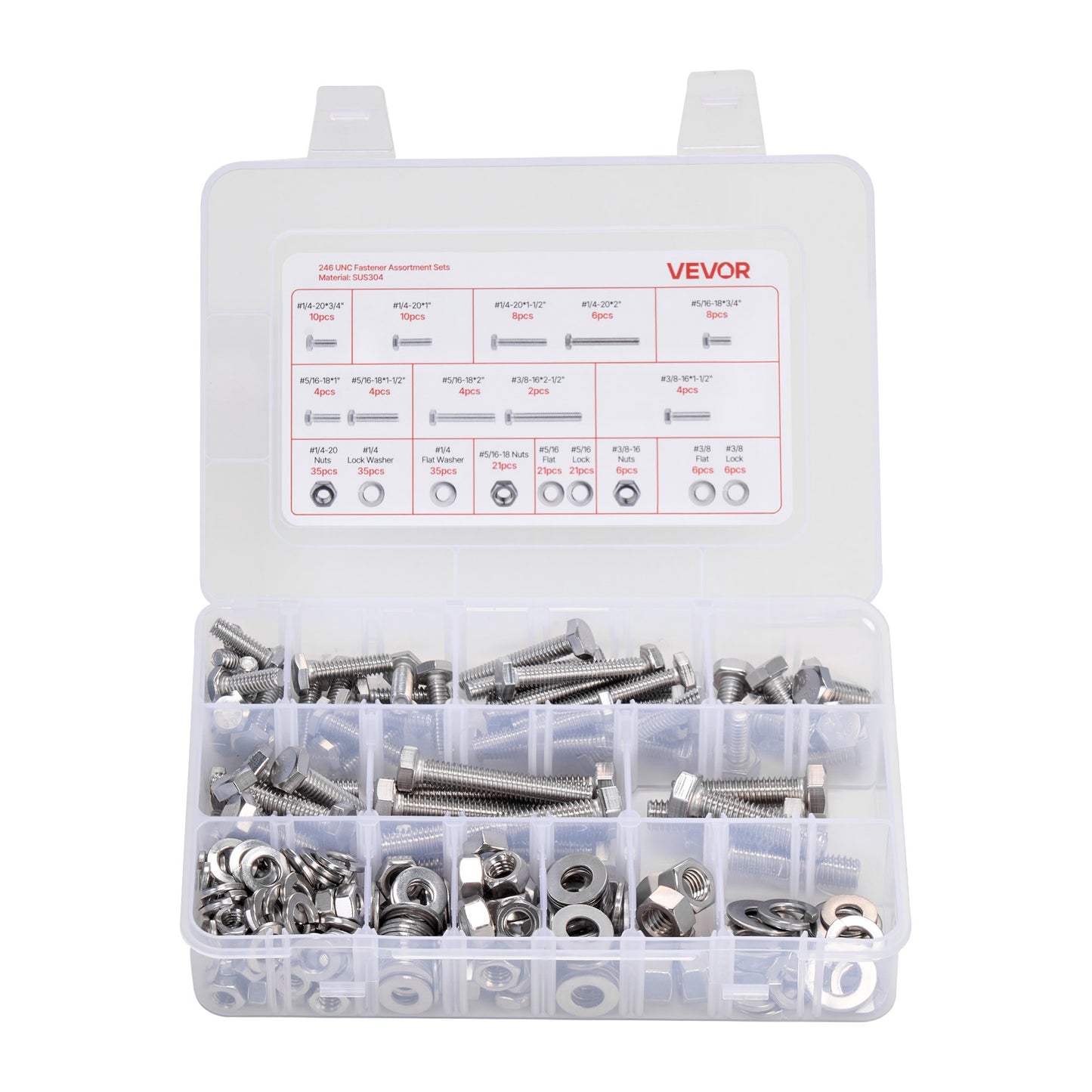 246 Pcs Bolts and Nuts — view 11