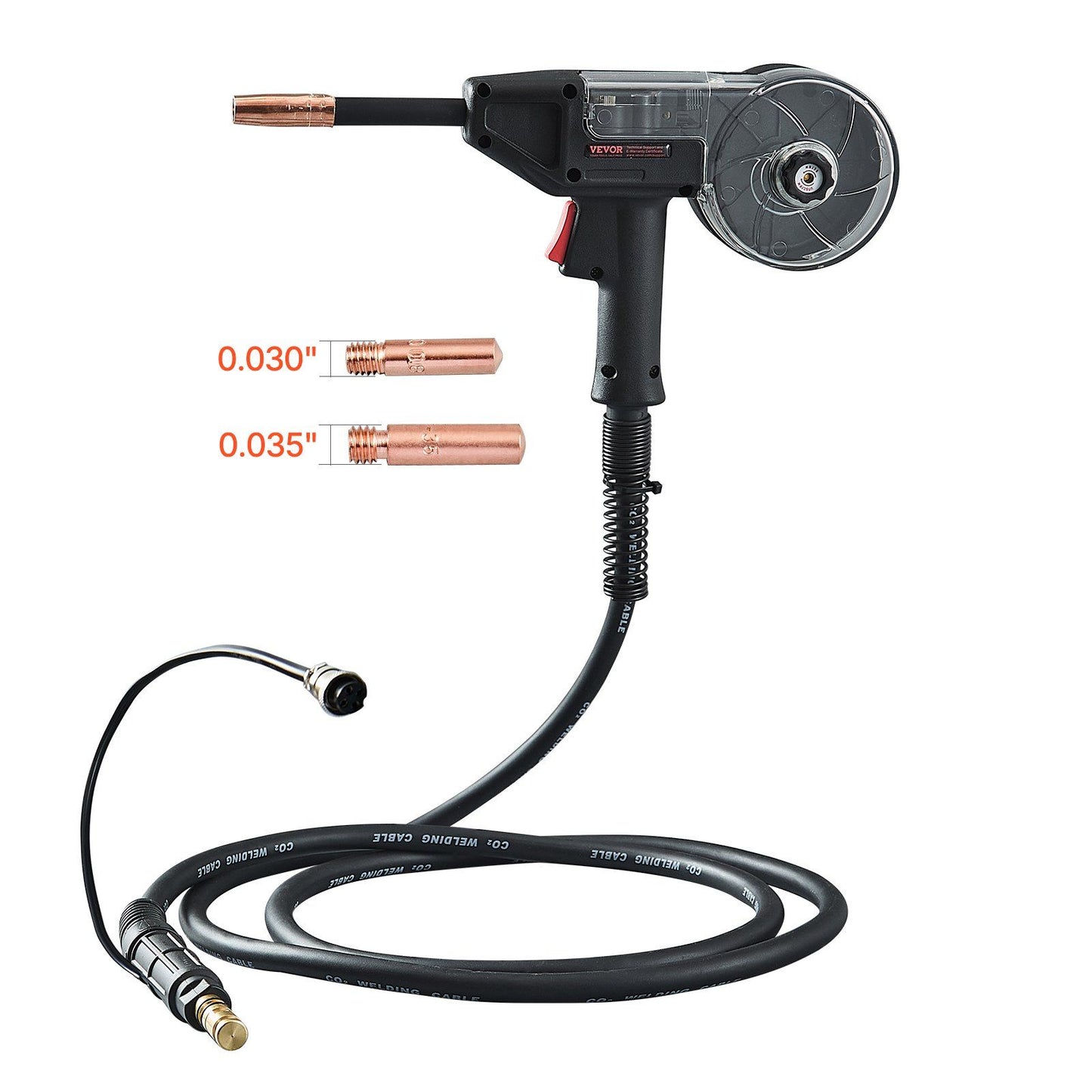 200 amp spool gun with 10ft cable — view 2
