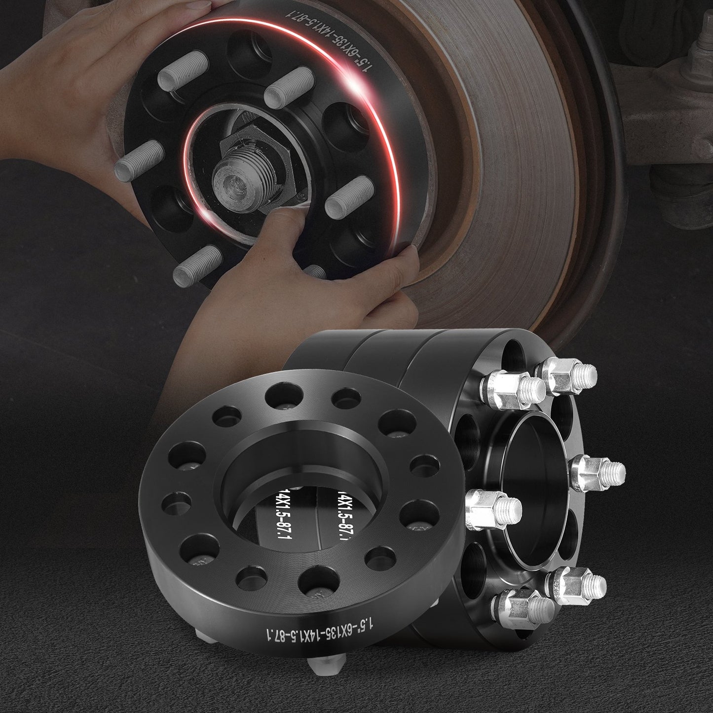 1.5 6x5.3 Wheel Spacers Wheel — view 9