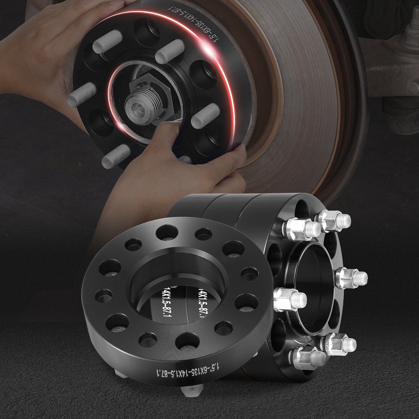 1.5 6x5.3 Wheel Spacers Wheel — view 9
