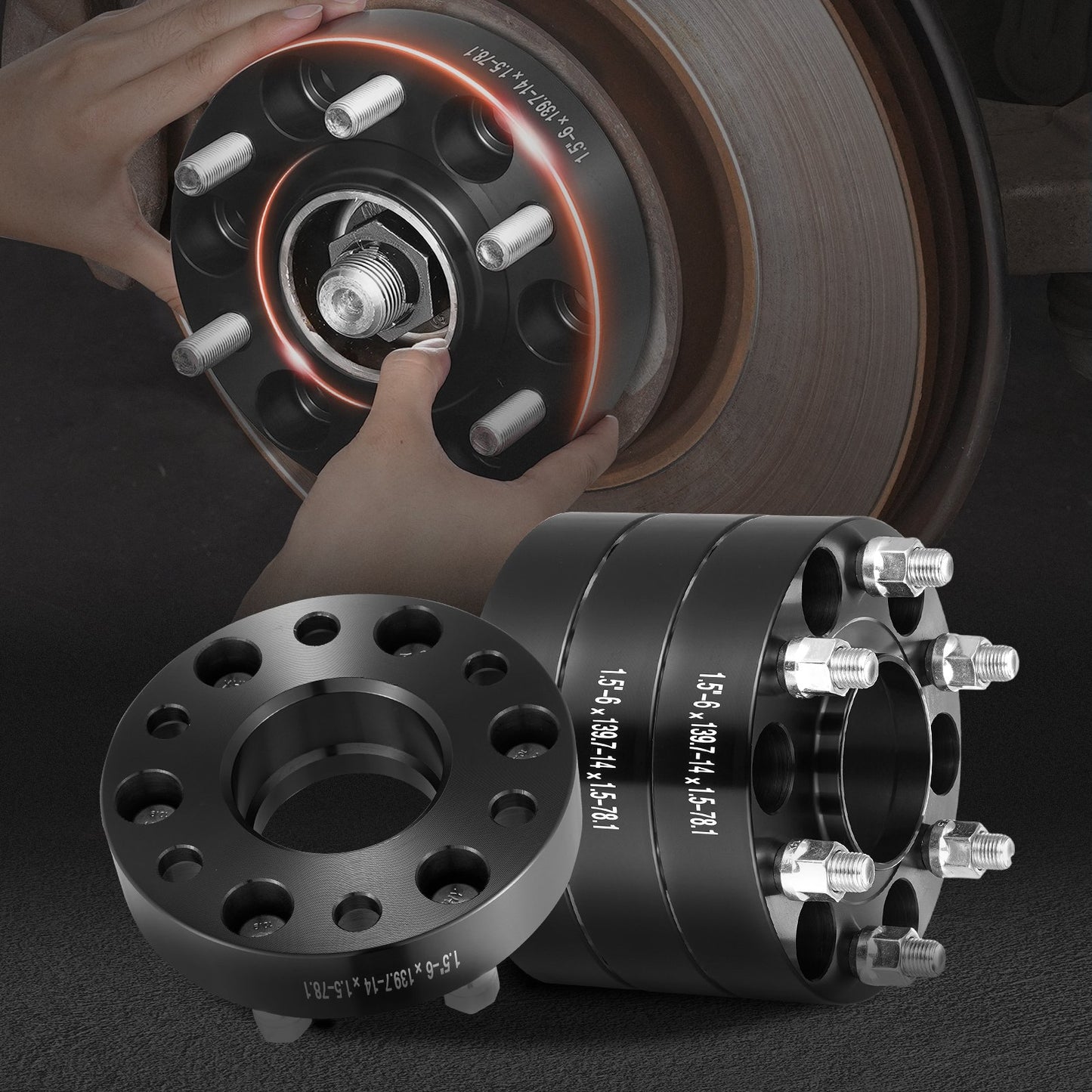 1.5 6x5 Wheel Spacers Wheel — view 9