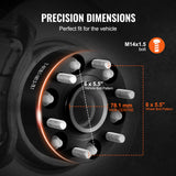 2 6x5.5 Wheel Spacers Wheel — view 4