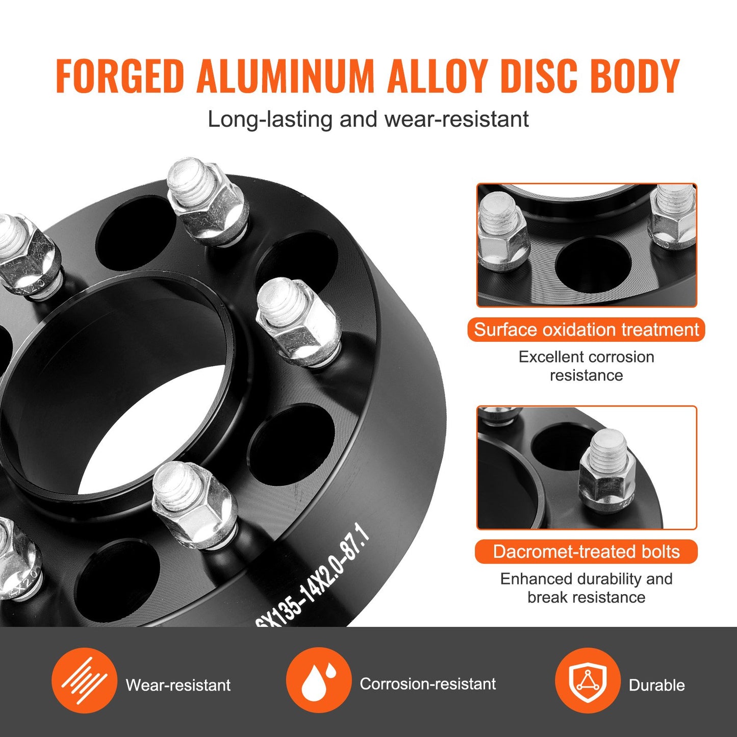 2 6x5.3 Wheel Spacers Wheel — view 6