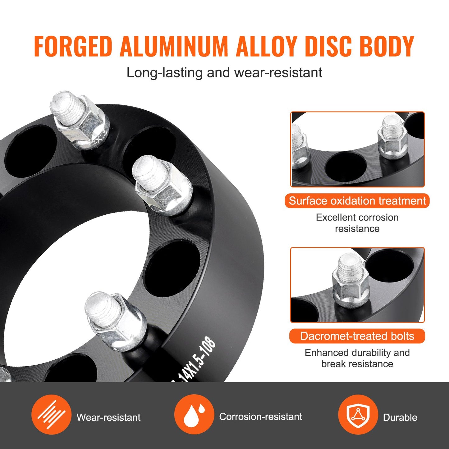 2 6x5.5 Wheel Spacers Wheel — view 6