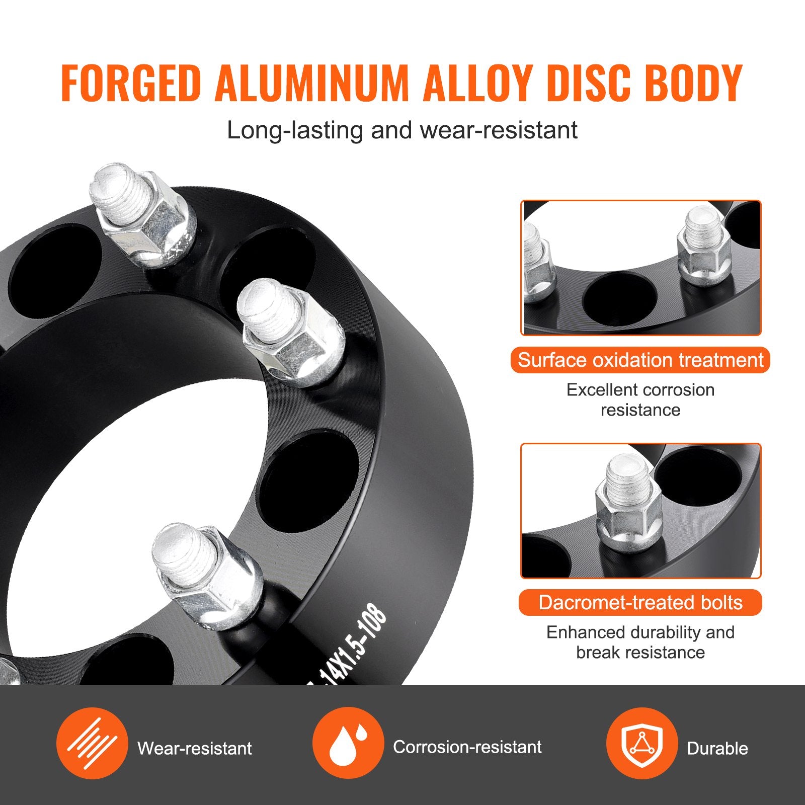 2 6x5.5 Wheel Spacers Wheel — view 6