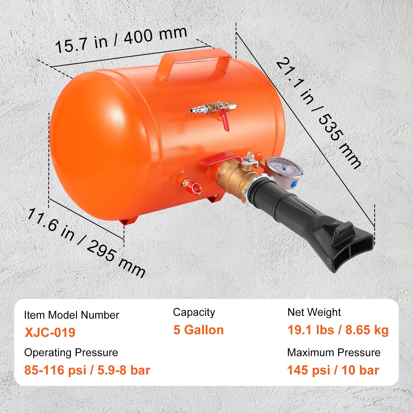Tyre Bead Seater, 5 Gal/19L — view 8
