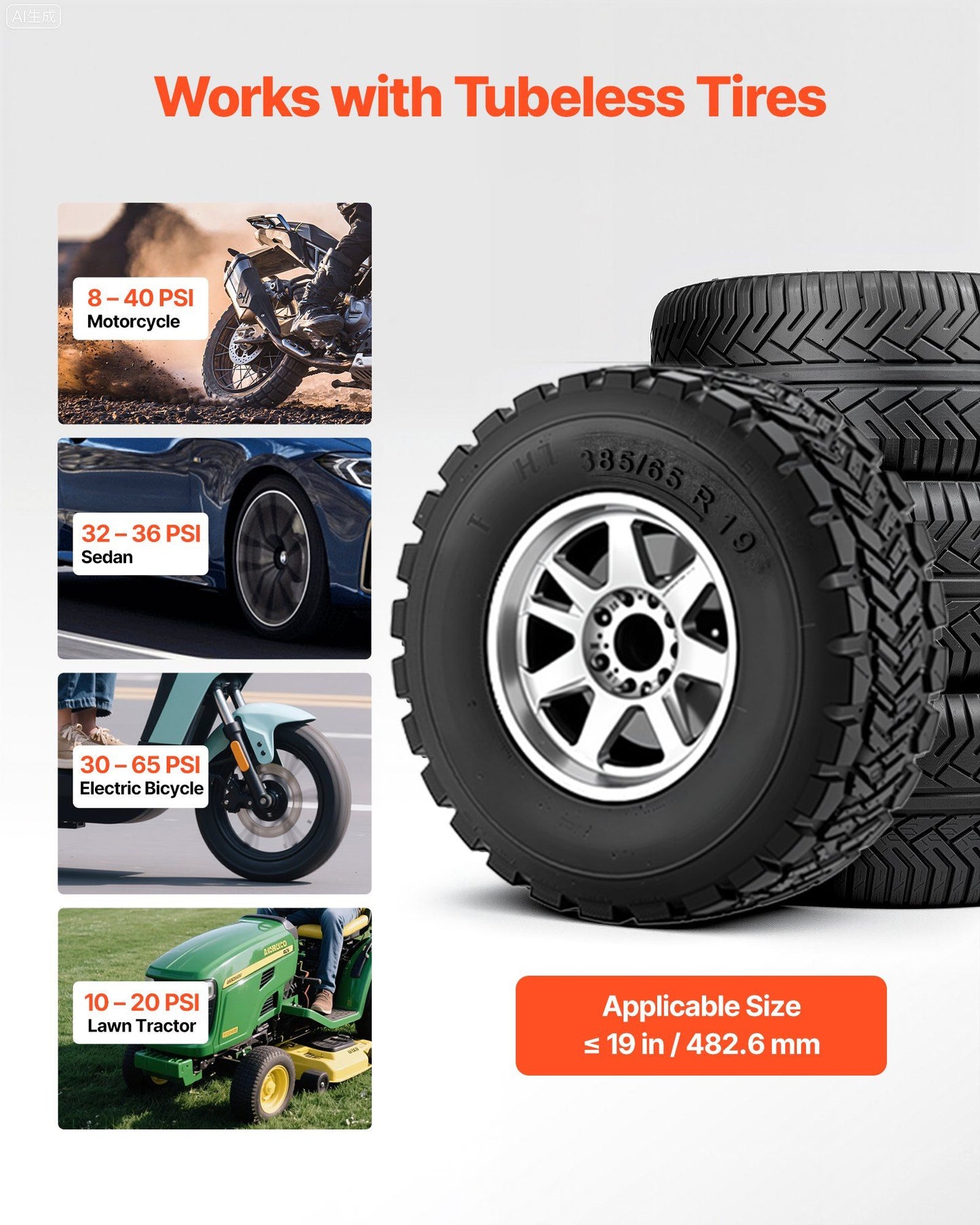 Portable tyre bead seater 6 L — view 4