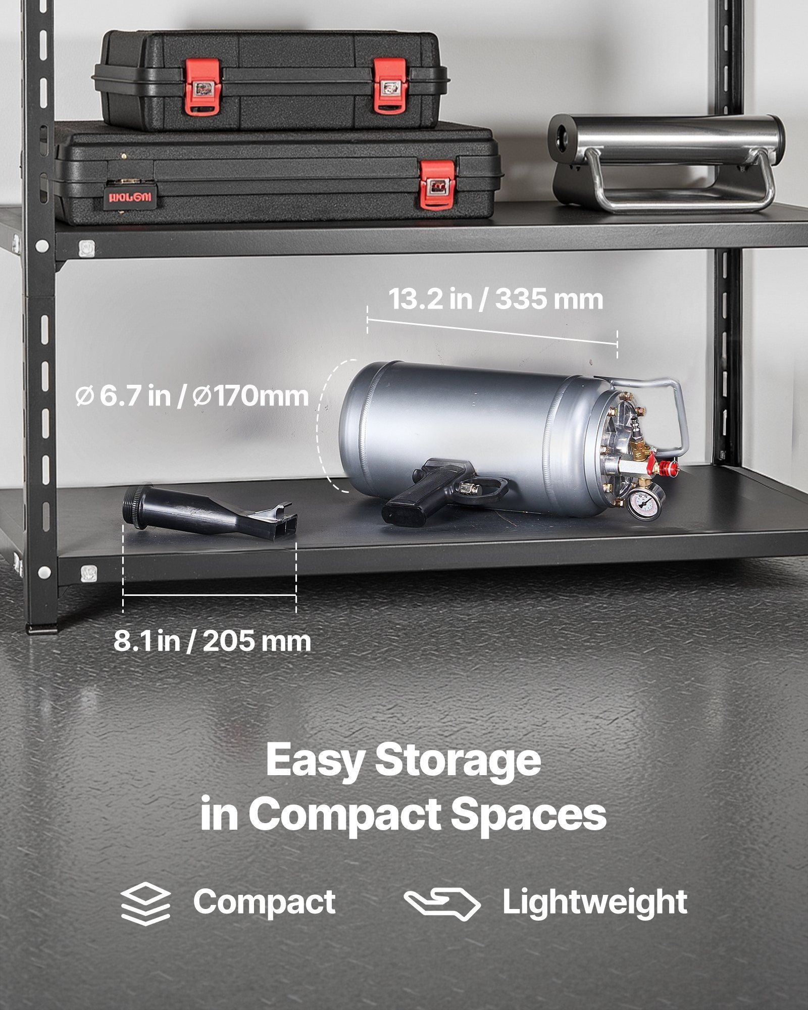 Portable tyre bead seater 6 L — view 7