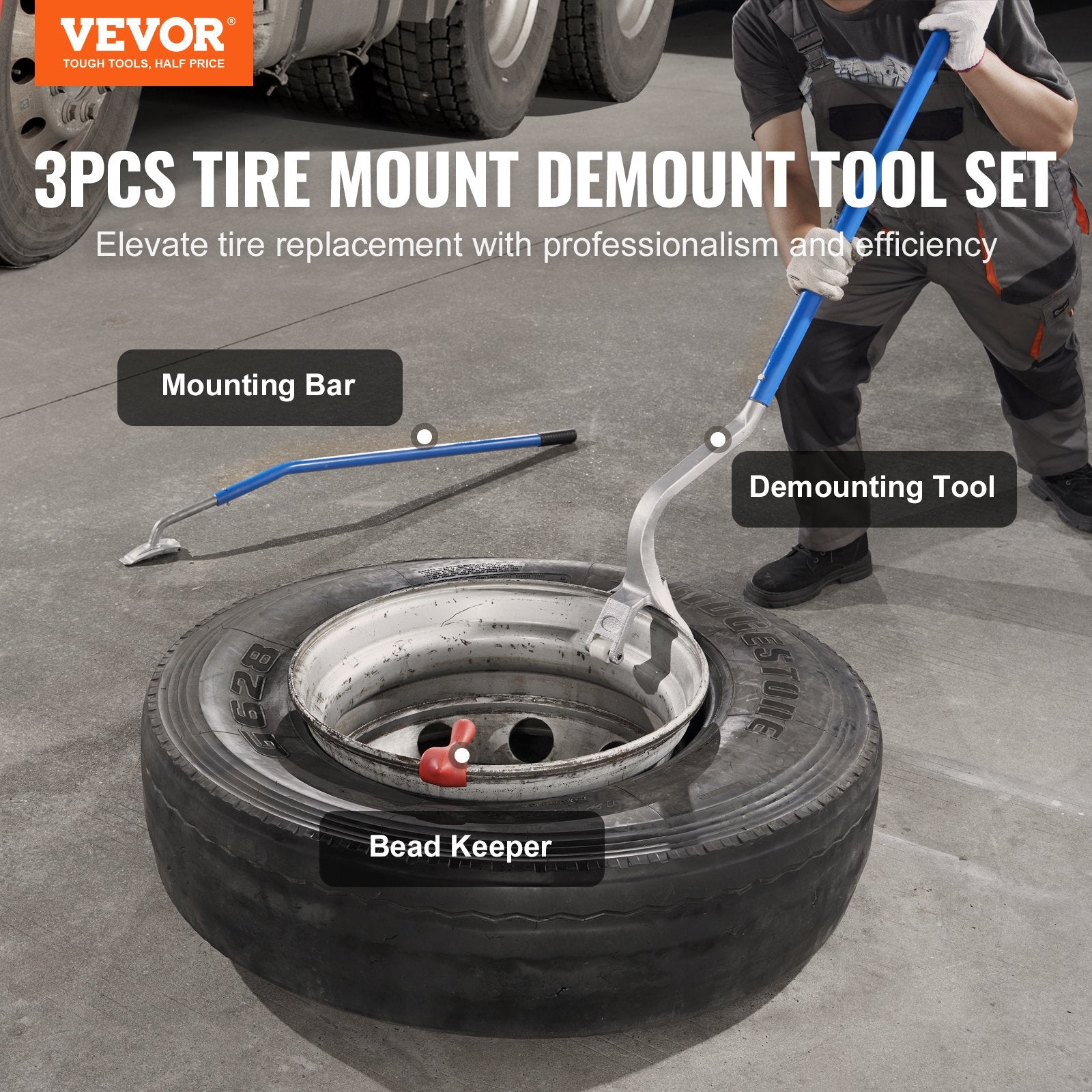 Tyre Mount Demount Tool, 571-622 — view 3