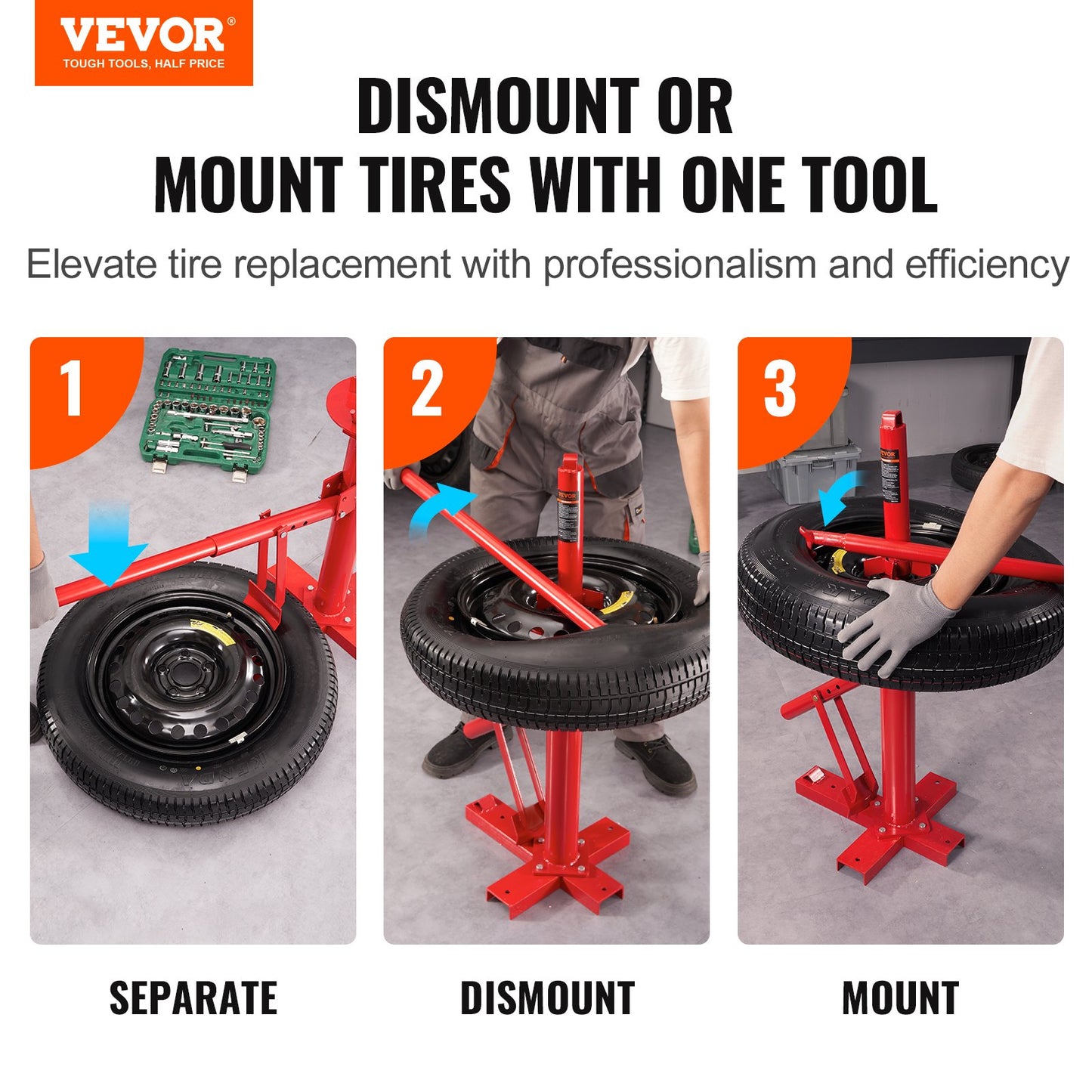 Manual Tyre Changer, Portable Hand — view 3