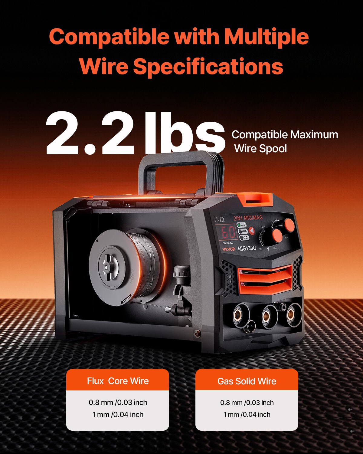 MIG Welder, 130A Synergic Mig — view 7