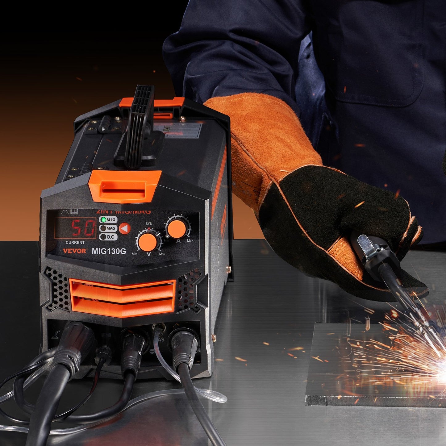 MIG Welder, 130A Synergic Mig — view 9