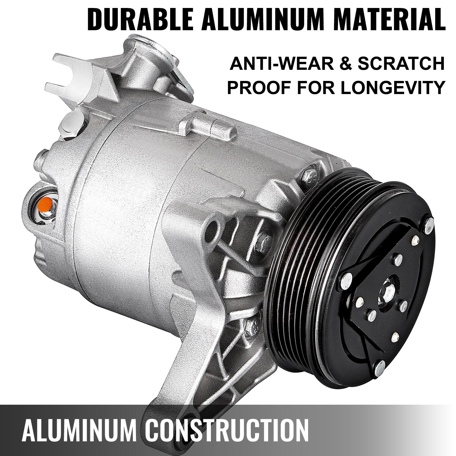 A/C Compressor with Clutch Fit — view 3