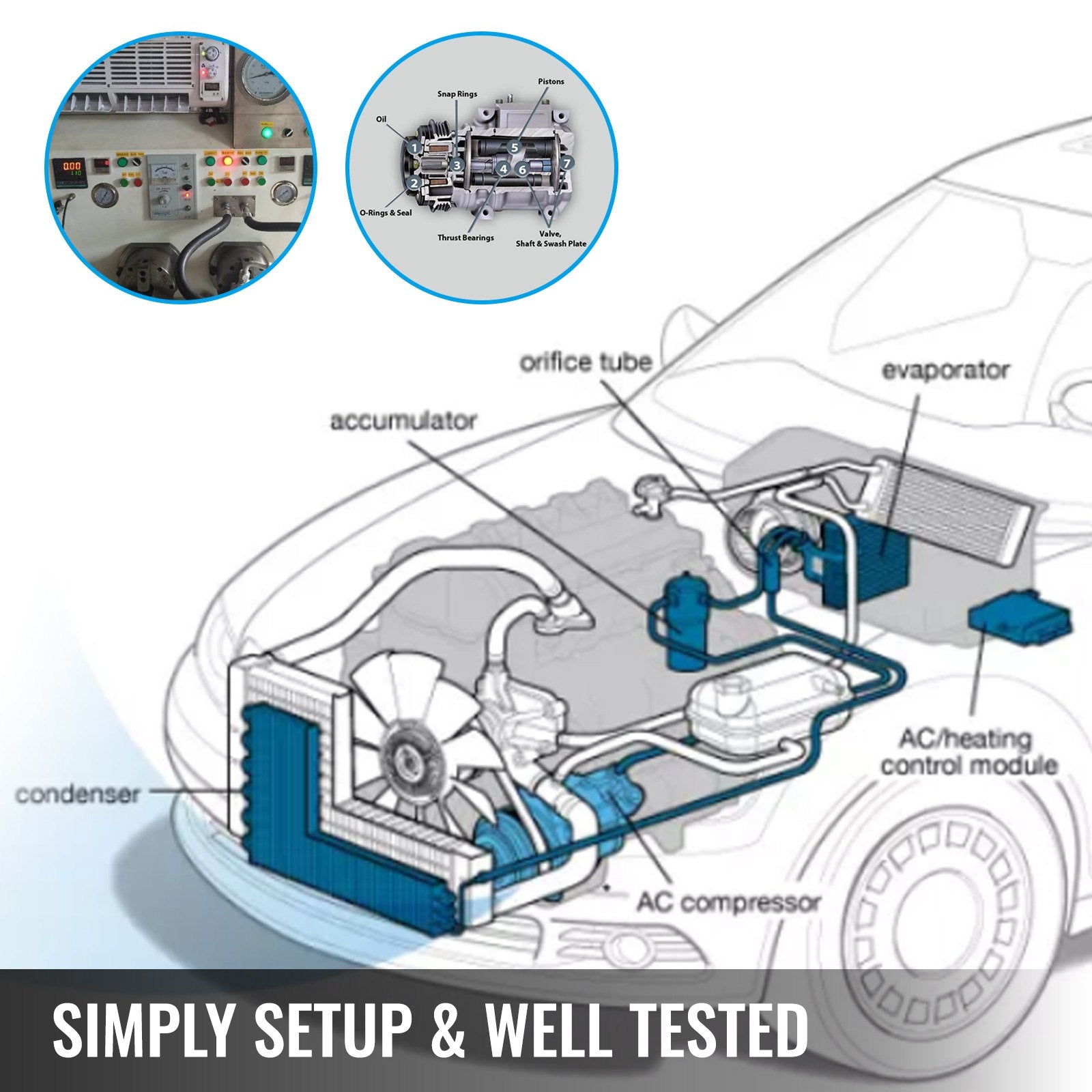 A/C Compressor with Clutch Fit — view 4