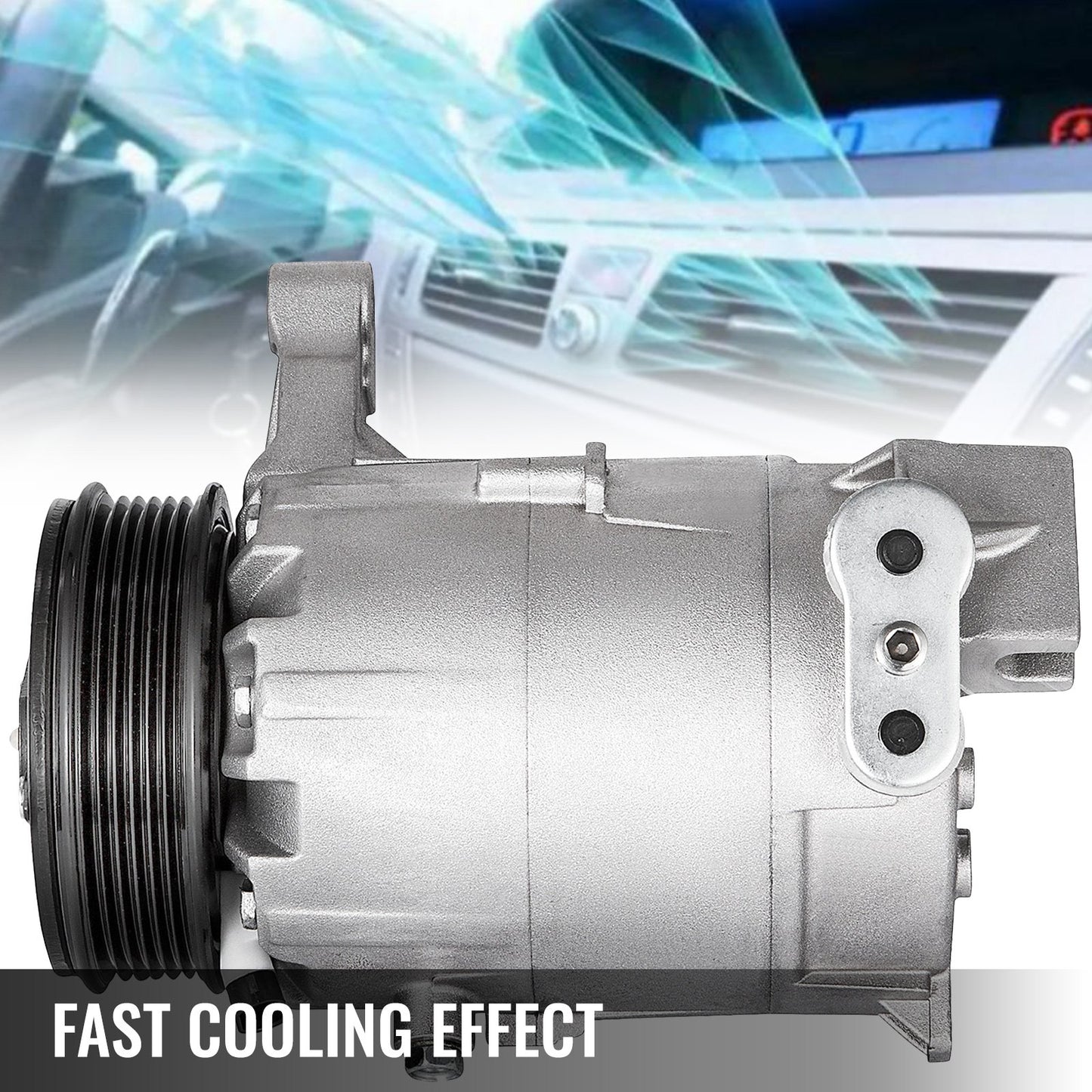 A/C Compressor with Clutch Fit — view 5