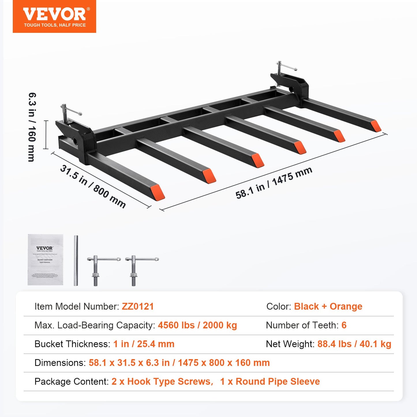 Clamp on Debris Forks to — view 8