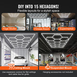Hexagon Garage Lights 66300LM 15 — view 4